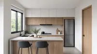 7 Desain Dapur Minimalis 3x2 Tetap Lega dengan Meja Makan Mini, Tidak Terasa Sempit