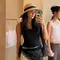 Potret Amanda Rawles saat Liburan di Bali, Tampil Cantik dengan Outfit Stylish