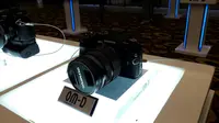 Kamera Olympus OM-D E-M1 Mark II resmi diluncurkan di Indonesia pada Kamis (1/12/2016). (Liputan6.com/Agustinus Mario Damar)