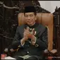 Presiden Joko Widodo (Jokowi) dalam Sidang Tahunan MPR dan Sidang Bersama DPR dan DPD, di Jakarta, Jumat (16/8/2024). Dia mengungkap capaiannya selama 10 tahun memimpin Indonesia. Termasuk kucuran ratusan triliun untuk kepentingan membantu ekonomi masyarakat kelas bawah.