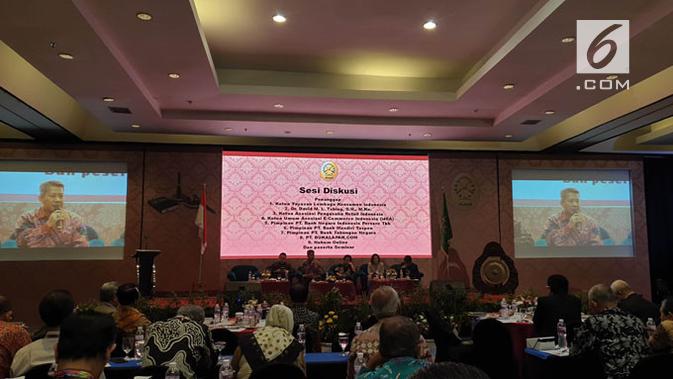 Seminar dan Diskusi IKAHI di Mercure Ancol, Jakarta, Kamis (20/3/2019). Liputan6.com/Jeko I.R.