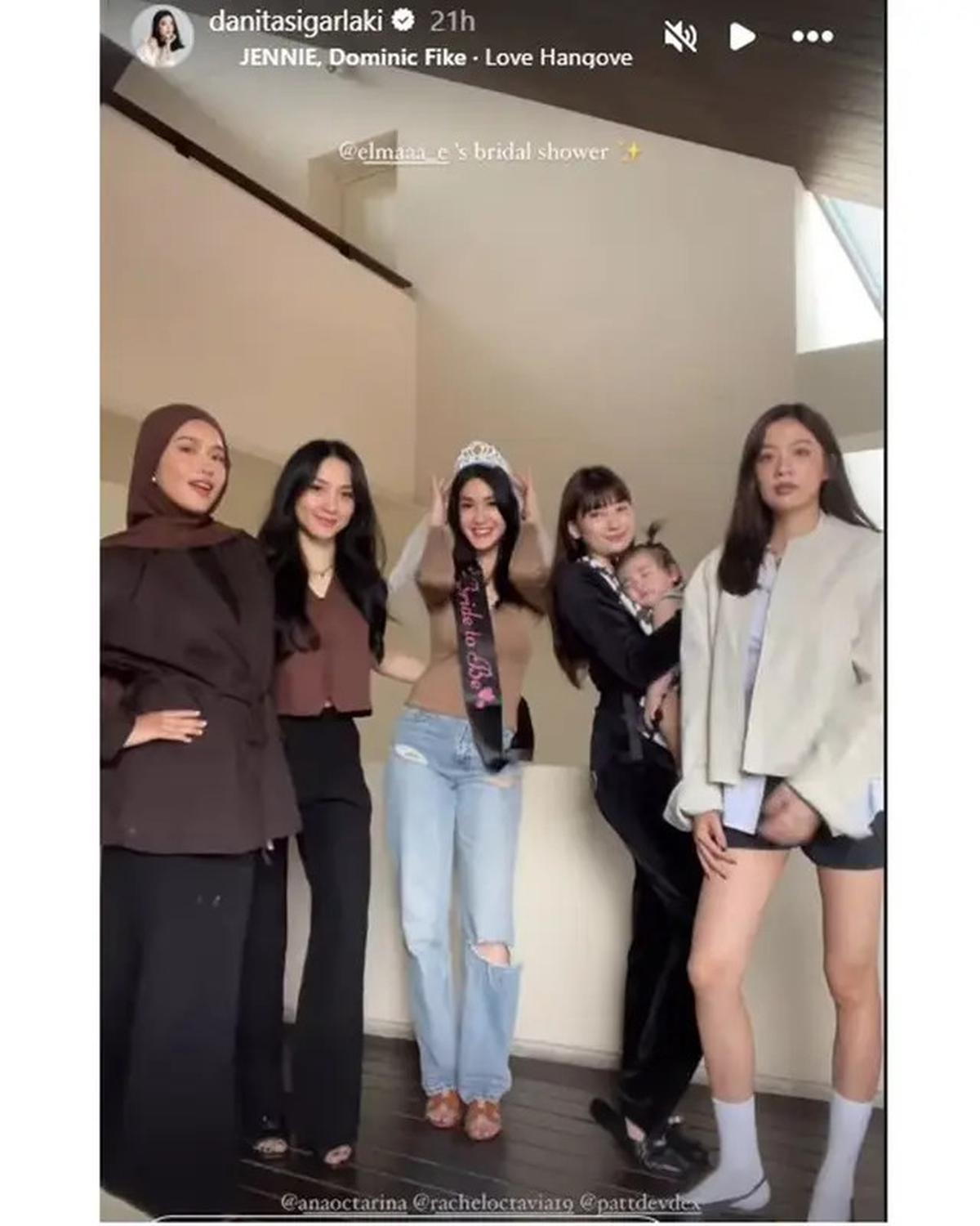 6 Potret Reuni Girlband Princess di Bridal ShowerElmaAgustin, Dipuji Awet Muda