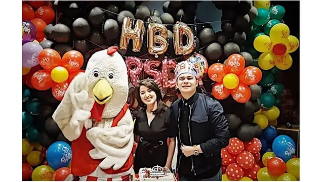 Bikin Gemas, merayakan ulang tahun Rosiana Dewi yang ke 23 dengan tema yang lucu.