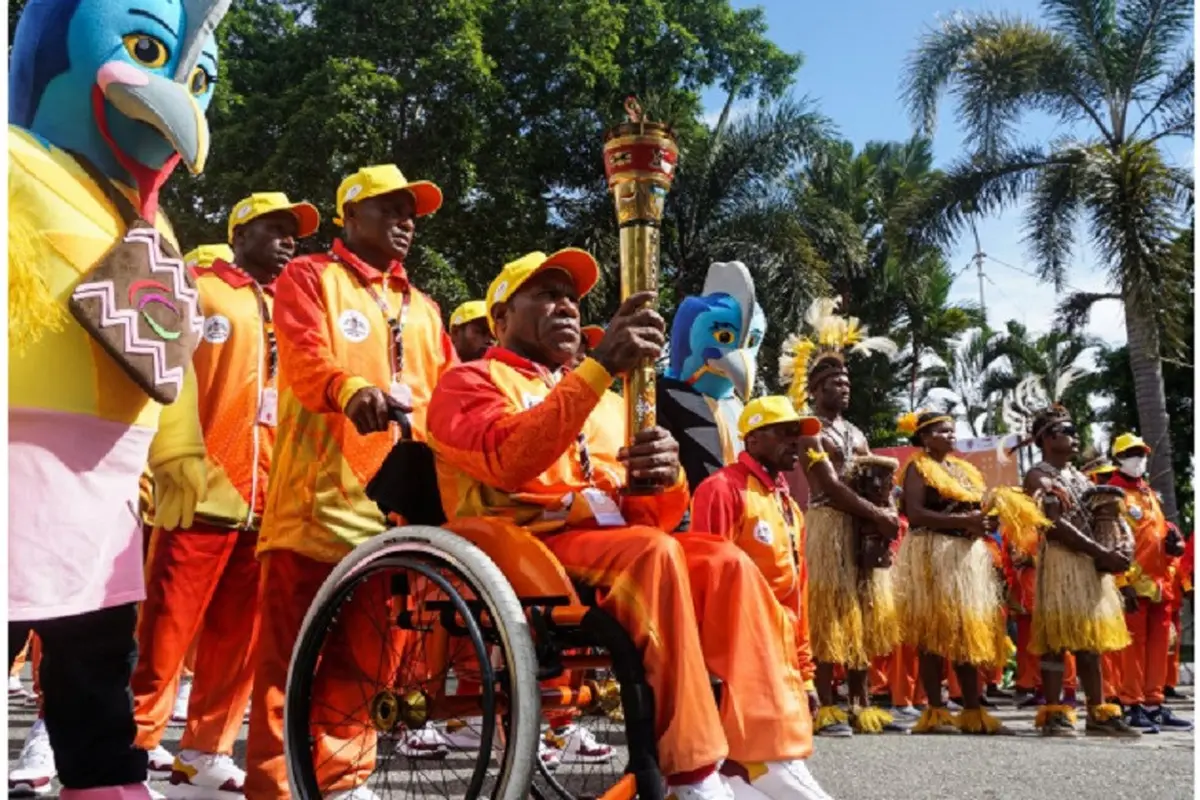 Kirab Obor Peparnas Papua 2021