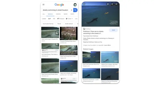 Cek Fakta di Google Images