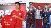 6 Potret Uchida Sudirman, Kapten Persija U-16 yang Raih Medali Sebagai Atlet Muaythai (sumber: Instagram.com/muh_uchida_sur)