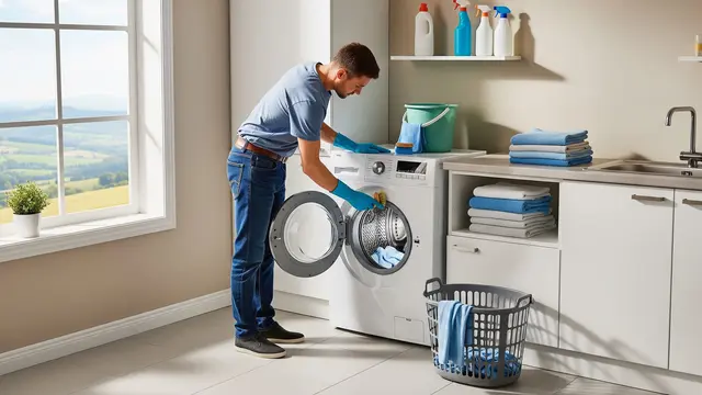 Ilustrasi Cara Mengusir Kecoa dari Mesin Cuci dan Area Laundry/Gemini AI