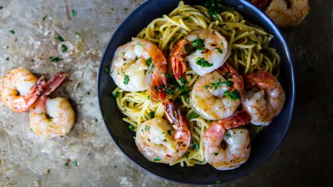 Cobain Resep Spaghetti Udang Buat yang Alergi Gluten dan Susu