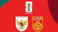 Kualifikasi Piala Dunia 2026 Zona Asia - Timnas Indonesia Vs China - Ilustrasi Logo (Bola.com/Adreanus Titus)