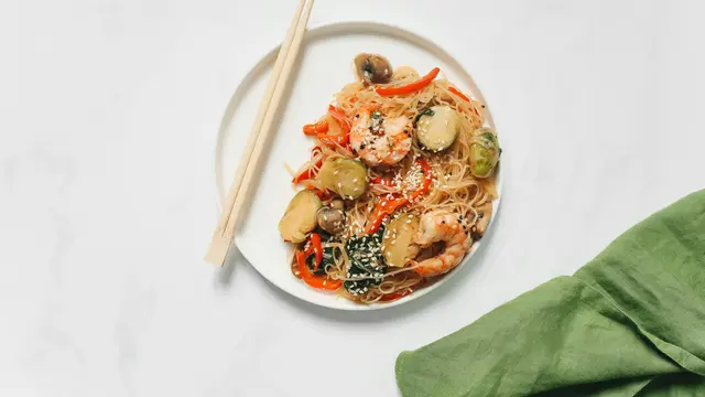 4. Tumis Labu Siam Udang