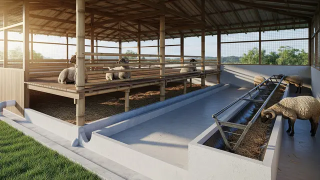 Kandang Domba Garut Tanpa Ngarit
