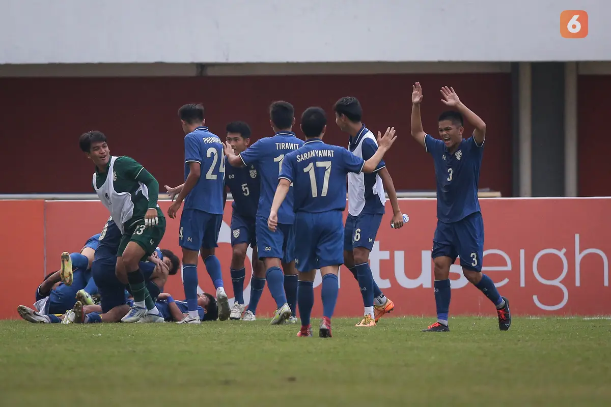 Thailand Vs Myanmar di Piala AFF U-16 2022