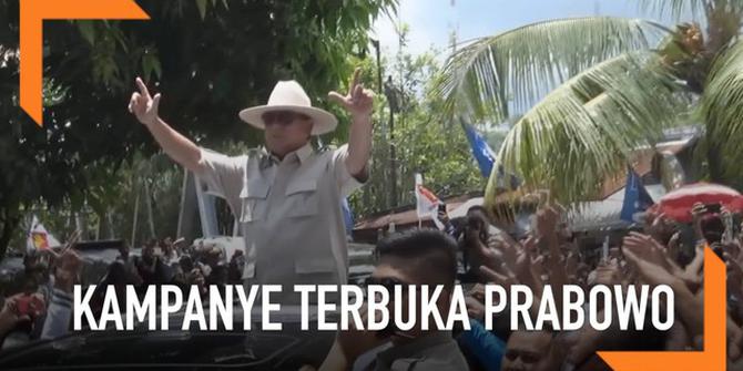 VIDEO: Prabowo Kampanye Terbuka di Kota Manado