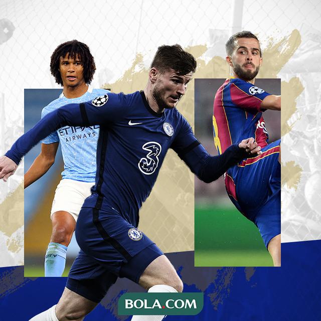 Nathan Ake, Timo Werner dan Miralem Pjanic