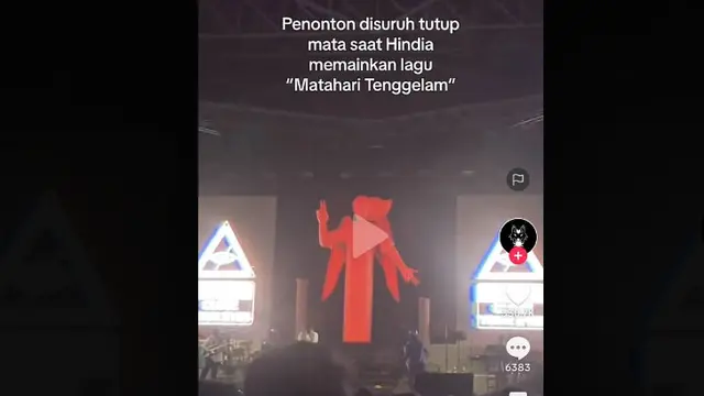 Hindia Dituding Sebarkan Satanisme dalam Konsernya, Ada Patung Mirip Baphomet dan Simbol Mata Satu