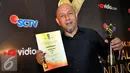 Film Een mendapat penghargaan sebagai Film Televisi Terpuji di Festival Film Bandung 2015, Bandung, Sabtu (13/9/2015). (Liputan6.com/Faisal R Syam)