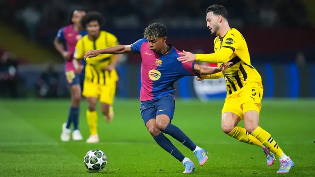 Foto: Melihat Keganasan Trio Barcelona, Dortmund Babak Belur di Liga Champions