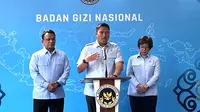 Kepala BGN Sudaryono bersama wakilnya di Gedung BGN, Jakarta Pusat, Rabu (29/7/2026). (Foto: Liputan6.com/Winda Nelfira).