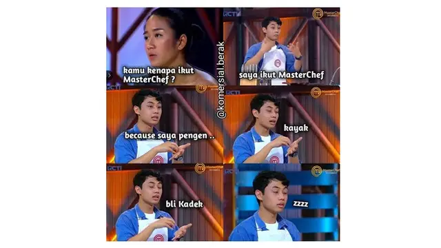 Meme Kocak Alasan Ikut MasterChef Ini Bikin Ketawa Ngakak
