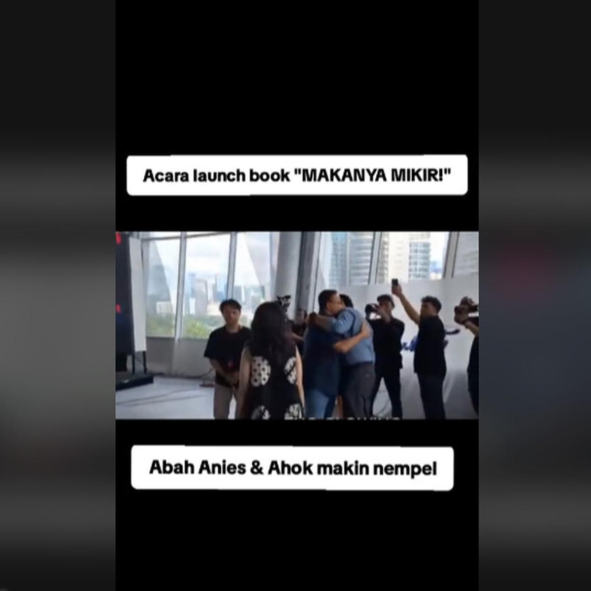 Momen Anies-Ahok Makin Lengket, Tertawa Ngakak Bareng Sambil Berpelukan