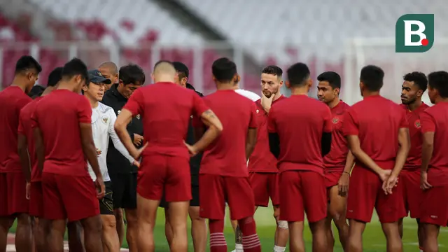 Official Training Timnas Indonesia Jelang Laga Semfinal Piala AFF 2022 Melawan Timnas Vietnam