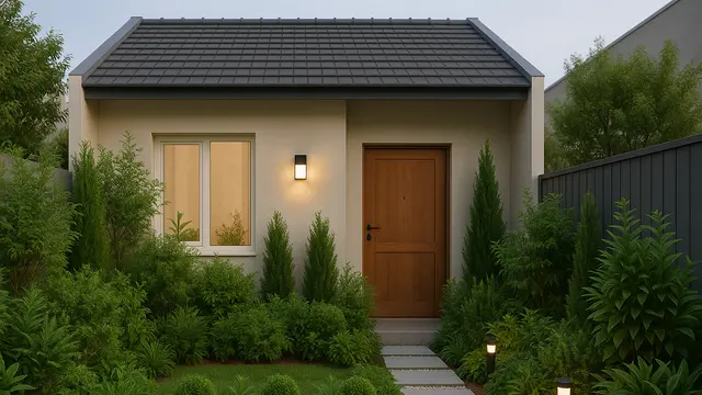 Model Rumah Tipe 36 dengan Kebun Mungil