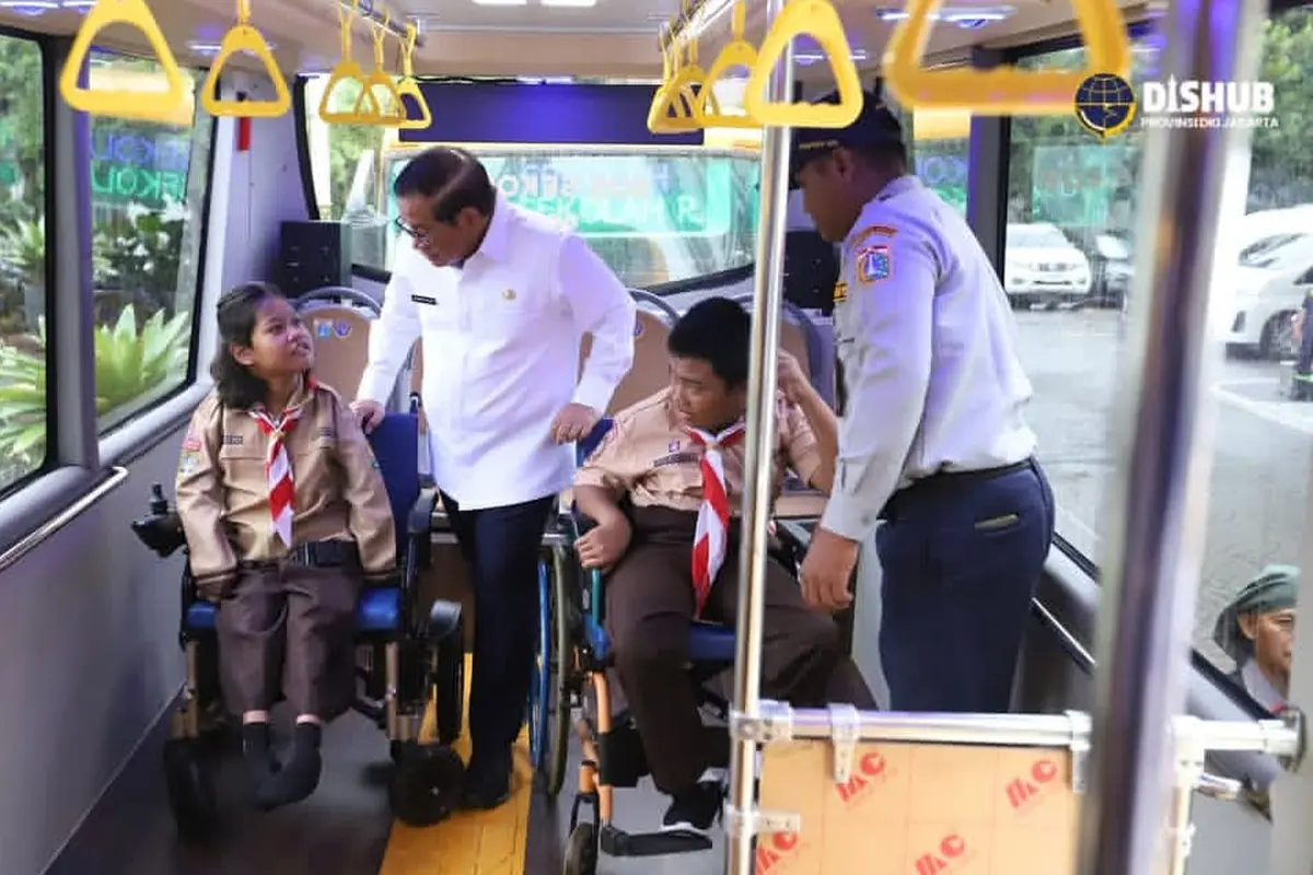 32 Bus Sekolah Ramah Disabilitas Siap Layani 41 Ribu Siswa di DKI Jakarta