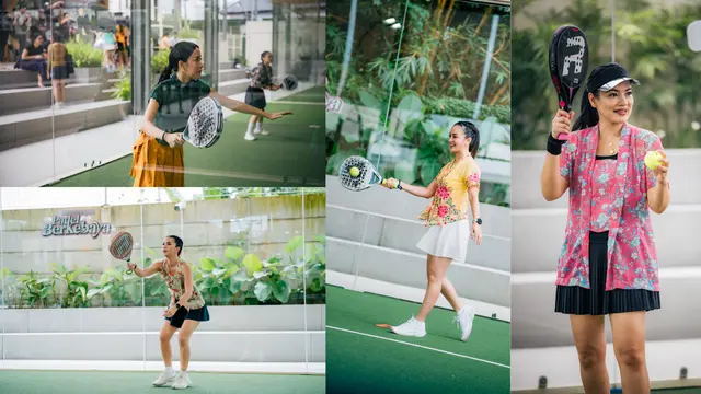 Antusiasme Publik Figur pada Kegiatan Padel Berkebaya