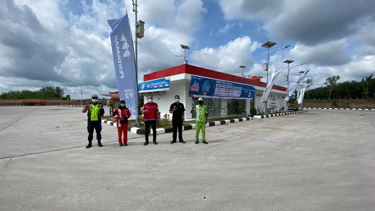 Pertamina menjamin ketersediaan dan ketahanan stok BBM di sepanjang SPBU tol trans Sumatera dalam kondisi aman