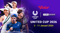 Simak Jadwal Pertandingan United Cup 2026, Tayang di Vidio.