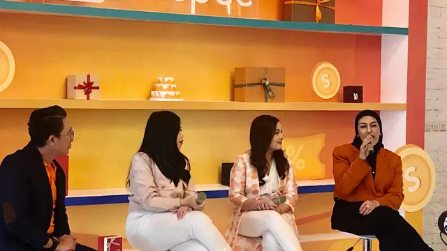 Sesi talkshow media gathering Shopee