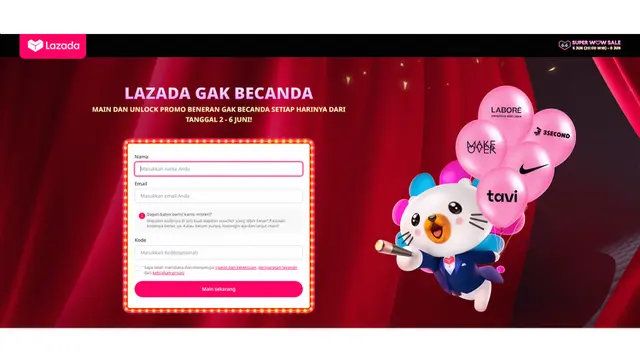Lazada Gak Becanda