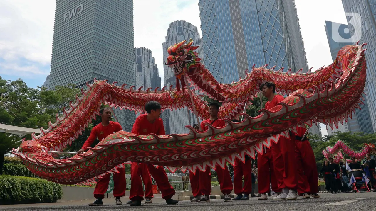 Perayaan Cap Go Meh di Kawasan SCBD