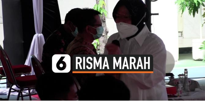 VIDEO: Momen Wali Kota Surabaya Risma Marahi Pelajar karena Ikut Demo