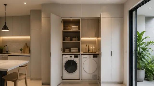 Contoh Dapur Kecil Dekat Area Cuci