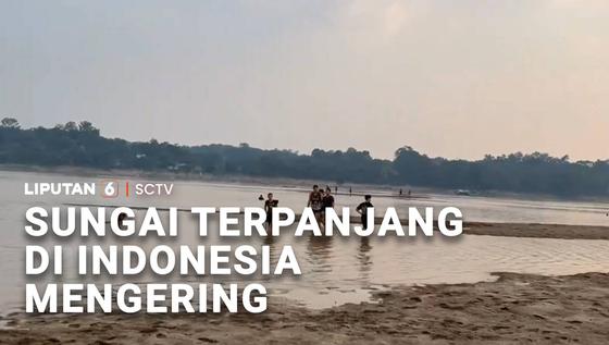 Sungai Terpanjang di Indonesia Mengering
