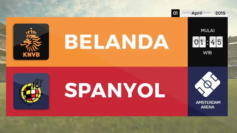 Belanda vs Spanyol