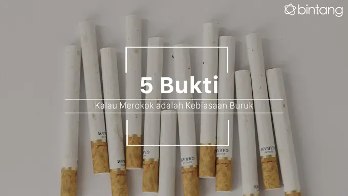 Ini bukti kalau merokok itu adalah kebiasaan buruk. (Foto: Daniel Kampua, Digital Imaging: M. Iqbal Nurfajri/Bintang.com)