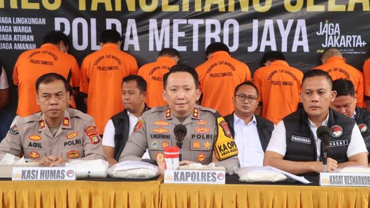 Fantastis! Polres Tangsel Ungkap Pabrik Tembakau Sintetis 21 Kg, Jaringan Medsos Terbongkar