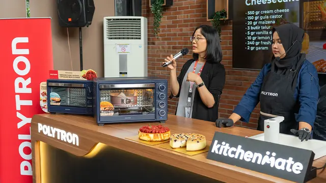 Rayakan Momen Spesial Akhir Tahun dengan Hidangan Istimewa, POLYTRON Perkenalkan Kitchenmate Oven Listrik Terbaru! (Foto dok: POLYTRON)