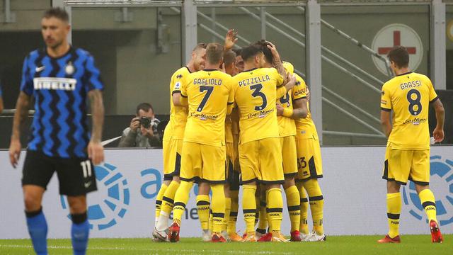 Kebahagiaan Pemain Parma Usai Menahan Imbang Inter Milan di Giuseppe Meazza