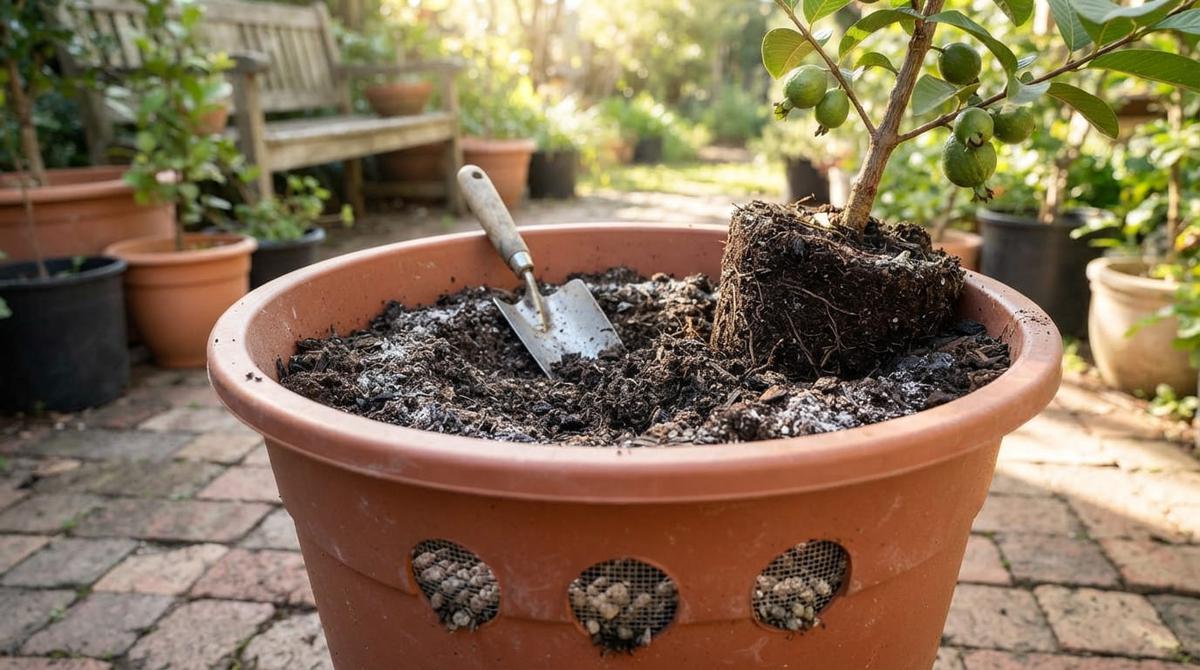 Cara Membuat Pohon Jambu Biji Cepat Berbuah Meski Ditanam di Pot
