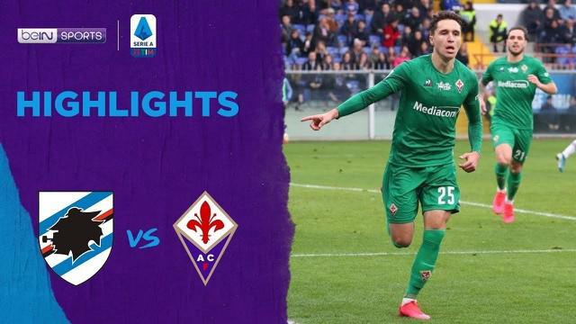 Berita Video Highlights Serie A, Sampdoria vs Fiorentina 1-5