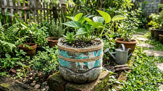 Pot Tanaman Murah dari Limbah Rumah Tangga