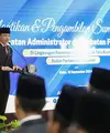 Sebagai istri seorang Menteri ATR/BPN sekaligus pembina Ikawati, Annisa Pohan setia mendampingi Agus Harimurti Yudhoyono atau AHY bertugas. [@agusyudhoyono].
