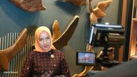 Komisioner Komisi Informasi Pusat (KIP), Samrotunnajah Ismail. (Liputan6.com/Nanda Perdana Putra)
