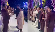 Momen Presiden Jokowi bersama Iriana datang ke acara resepsi pernikahan Rizky Febian dan Mahalini.. (Dok: Instagram @raffinagita1717&nbsp;https://www.instagram.com/p/C6yi8TLv0gn/?igsh=dXp2aGJhZjdqZWZ6)