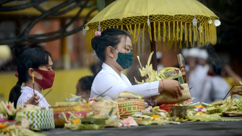 Suasana Hari Raya Galungan di Bali