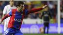 Pemain  Levante, Giuseppe Rossi mencetak satu gol saat timnya mengalahkan Atletico Madrid 2-1 pada lanjutan La Liga Spanyol dpekan ke-37 di Stadion Ciutat de Valencia, Valencia, (8/5/2016). (AFP/Jose Jordan)