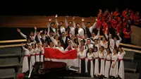 PARAMABIRA dalam Kompetisi International Choir Contest of Flanders di Maasmechelen, Belgia, Oktober 2017.